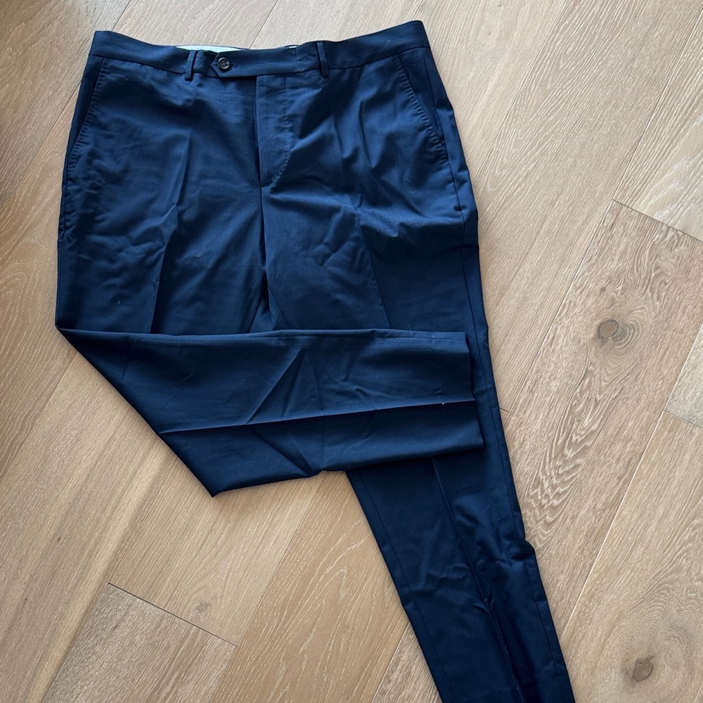 Brunello Cucinelli Dark Blue Dress Pants